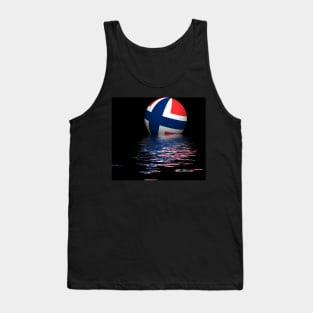 Norwegian Flag rising/setting Tank Top